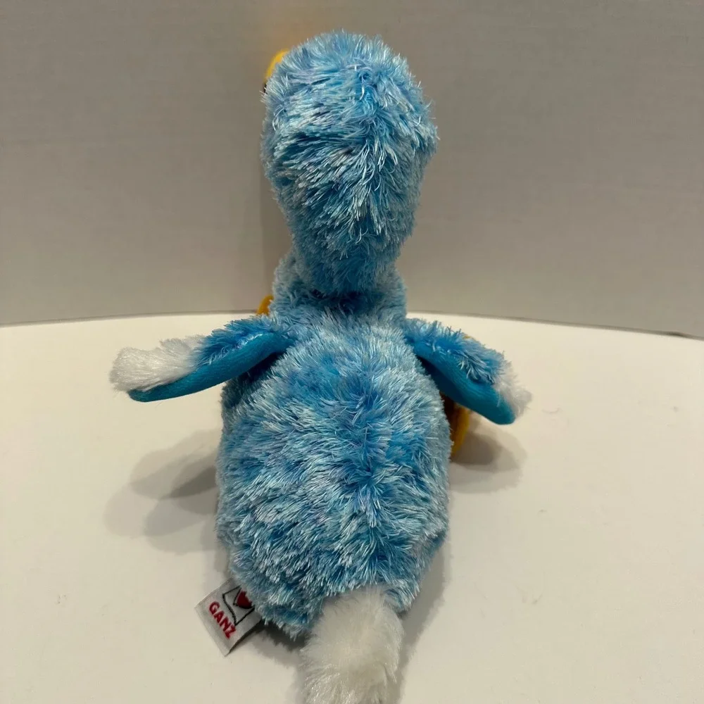 Rare Ganz Webkinz HM639 Blue Dodo Bird Plush Stuffed Animal No Code